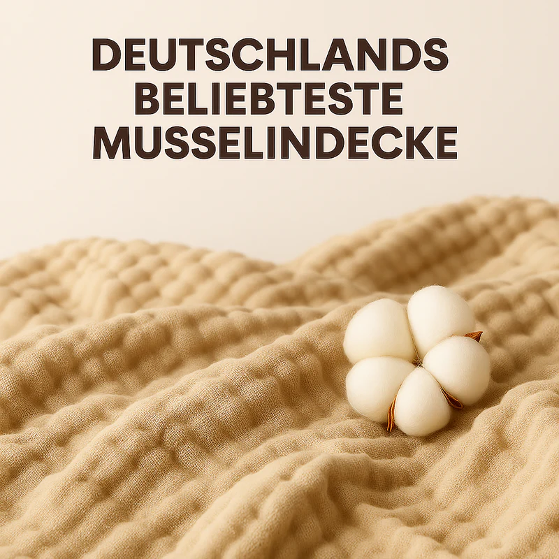 Musselindecke aus Baumwolle